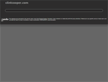 Tablet Screenshot of clintcooper.com
